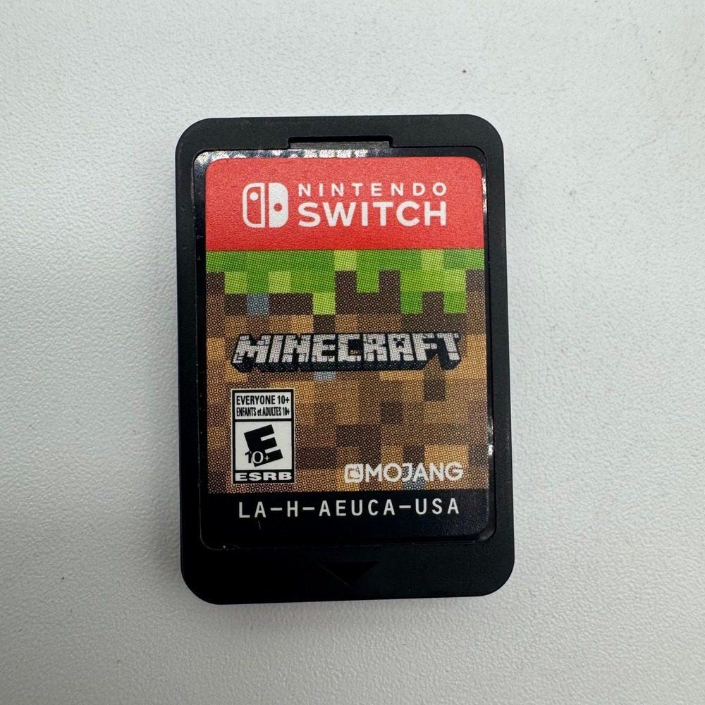Minecraft Nintendo Switch Game Cartridge Only Mojang Tested Working